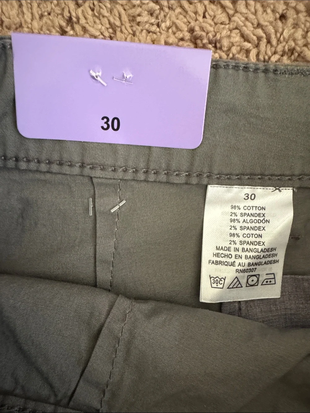 NWT! UNIONBAY Men's Gray Cargo Shorts
